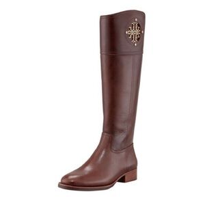 TORY BURCH Kiernan 35mm leather riding boots